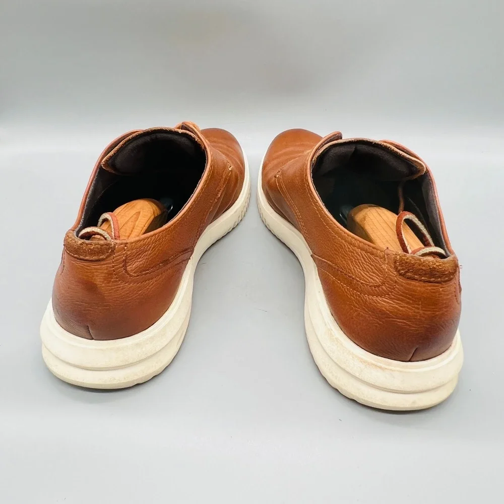 Cole Haan Oxford Mens 11 Brown Leather Lace Up Grand OS Zerogrand Shoes